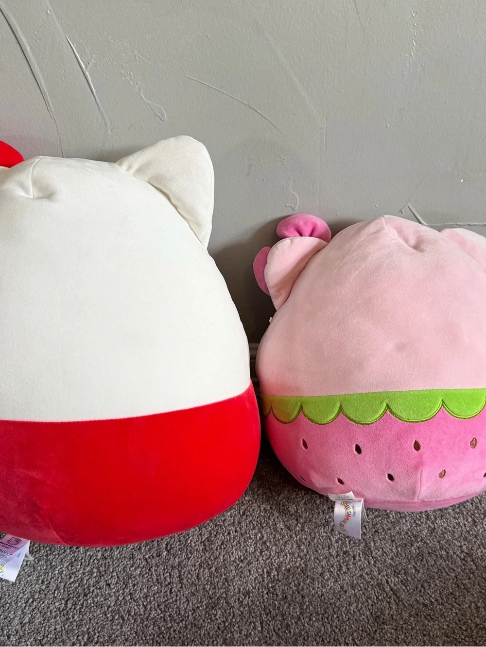 2 Sanrio Hello Kitty Squishmallow Plush
